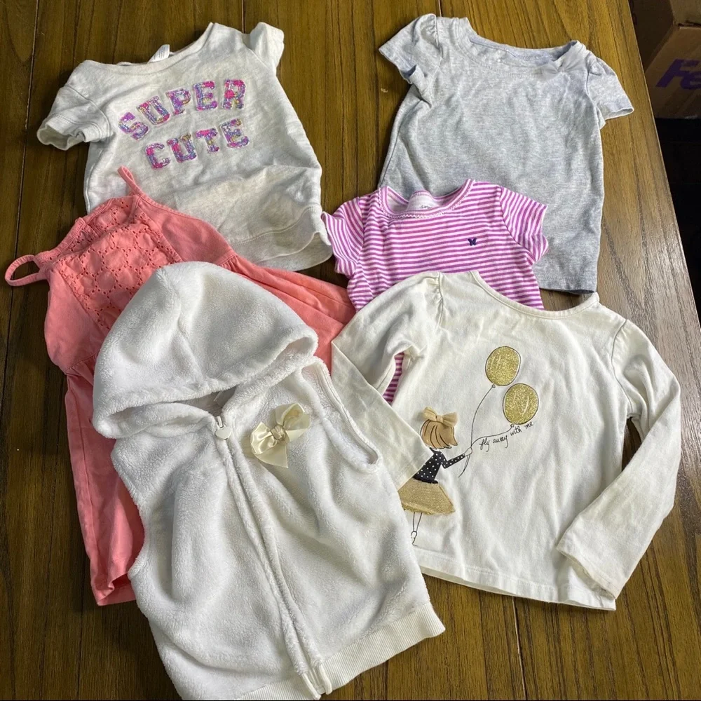Little girls bundle tops shirts and dress